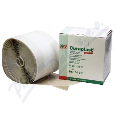 Náplast Curaplast rychloobvaz role 8cm x 5m 1ks