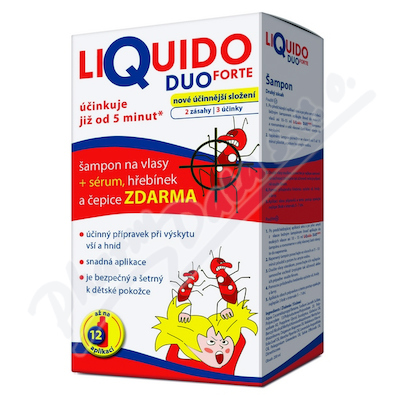 LiQuido DUO Forte šampon na vši 200ml + sérum