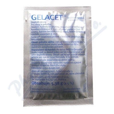 GELACET želatinový prášek 21x5.3g