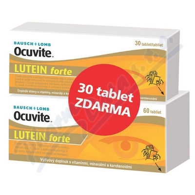 Ocuvite LUTEIN forte tbl.60+30 ZDARMA Bausch+Lomb