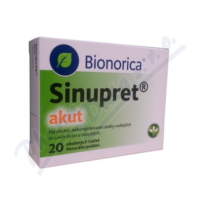 Sinupret akut por.tbl.obd.20x160mg