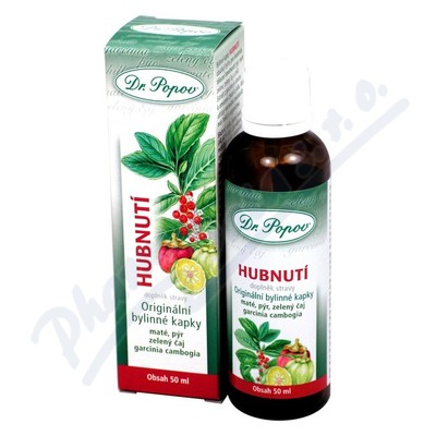 Dr.Popov Kapky bylinné Hubnutí 50ml