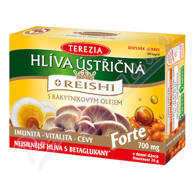 TEREZIA Hlíva ústřičná+REISHI Forte cps.60