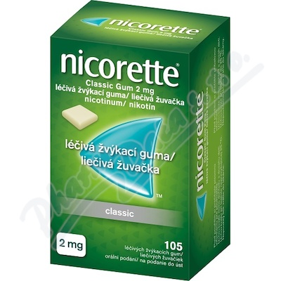 Nicorette Classic Gum 2mg gum.mnd.105