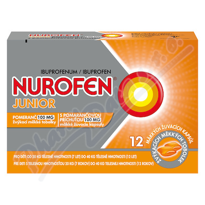 Nurofen Junior Pomeranč 100mg cps.mdm.12