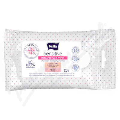 Bella Sensitive intimní vlhčené ubrousky 20ks