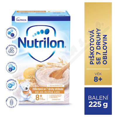 Nutrilon Obil.-ml.kaše pišk.7druhů obilin 225g 8m+