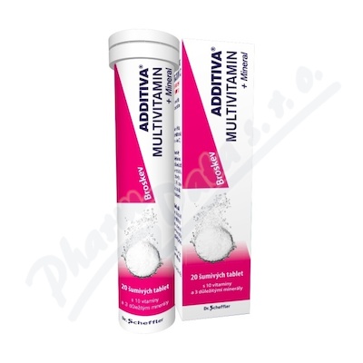 Additiva Multivitamin+mineral Broskev šum.tbl.20