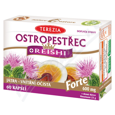 TEREZIA Ostropestřec+Reishi Forte cps.60