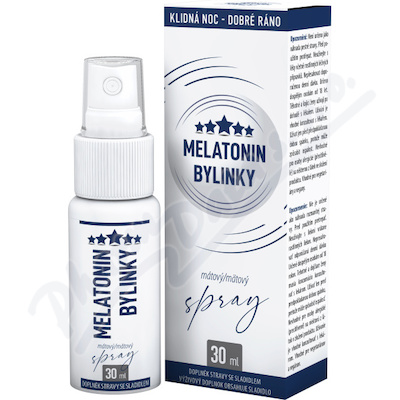 Melatonin Bylinky mátový spray 30ml