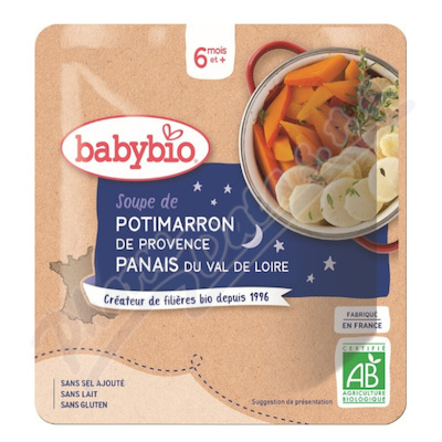 BABYBIO Dýňová polévka s pastinákem 190g