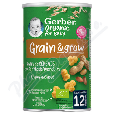 Gerber Křupky arašídové BIO 35g 12M