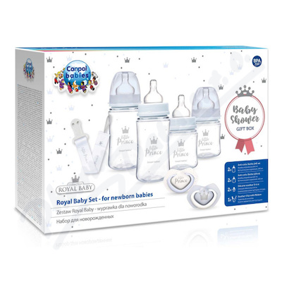 Canpol babies Dár.sada novoroz.ROYAL BABY modrá