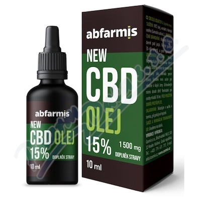 Abfarmis CBD 1500mg olej 15% 10ml