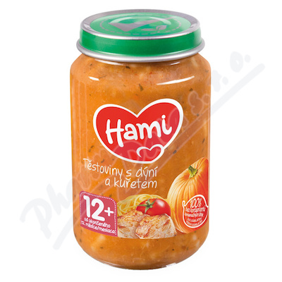 Hami Těstoviny s dýní a kuřetem 200g 12m+