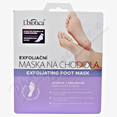 Lbiotica Exfoliační maska na chodidla 1pár