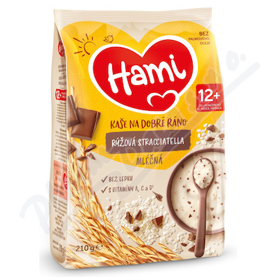 Hami Ml.kaše na dobré ráno rýž.stracciat.210g 12m+