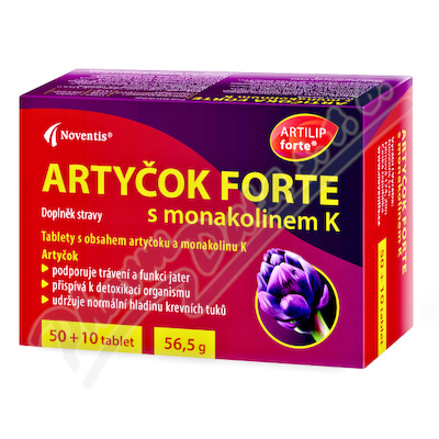 Artyčok Forte s monakolinem K tbl.50+10