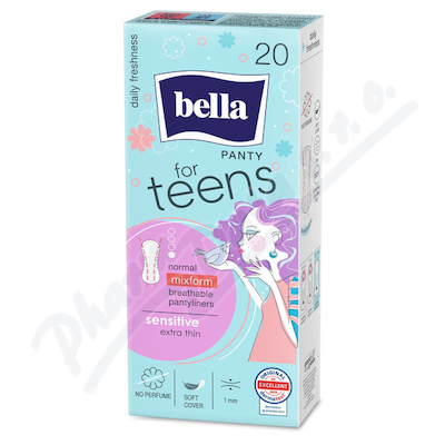 Bella for teens Panty slipové vložky Sensitive20ks