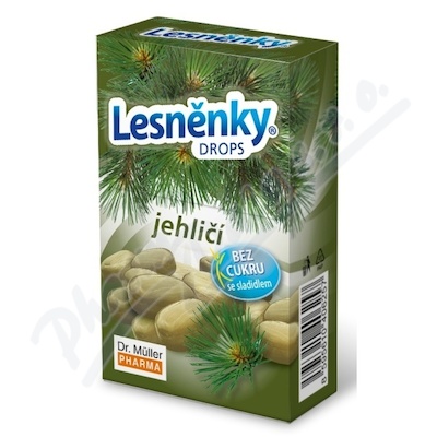 Lesněnky drops jehličí bez cukru 38g Dr.Müller