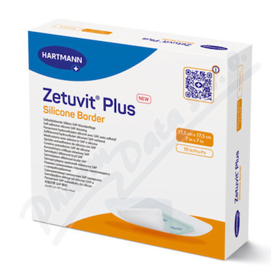 Zetuvit Plus Silicone B.17.5x17.5cm sil.krytí 10ks