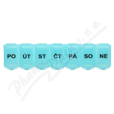 Dávkovač léků 7 dní modrý