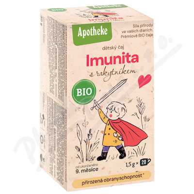 Apotheke BIO Dětský čaj Imunita rakytník 20x1.5g