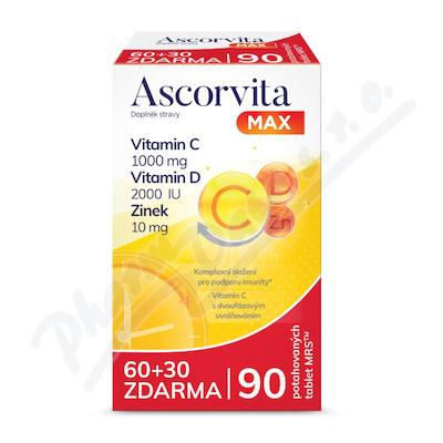 Ascorvita Max 60+30 tablet