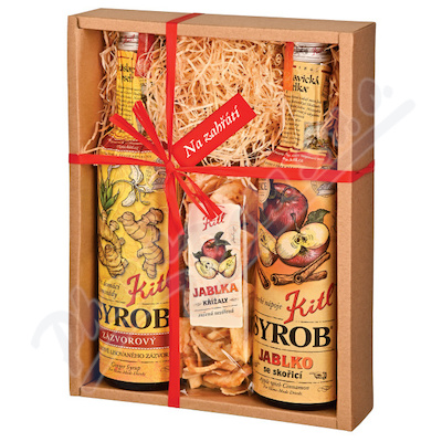 Kitl Syrob Zázvorový+Jablko 2x500ml + křížaly