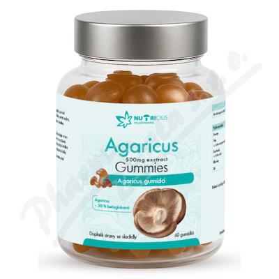 Agaricus 500mg gummies 60ks