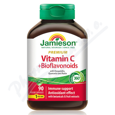 JAMIESON Premium Vitamín C 600mg+Bioflav.cps.90