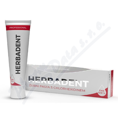 HERBADENT PROFESSIONAL zubní pasta s CHX 0.12% 40g