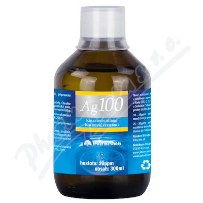 Koloidní stříbro Ag100 20ppm 300ml