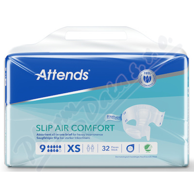 Kalhotky absorp.Attends Slip Air Comfort 9 XS 32ks