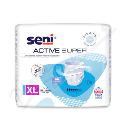 Seni Active Super inkon.plen.kalhotky XL 10ks