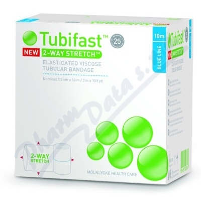 Tubifast Blue 10 2-way obinadlo 7.5cmx10m