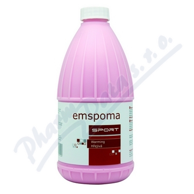 Emspoma Masážní emulze hřejivá O růžová 1000ml