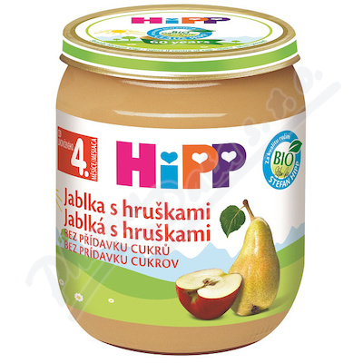 HiPP Jablka s hruškami BIO 4m 125g
