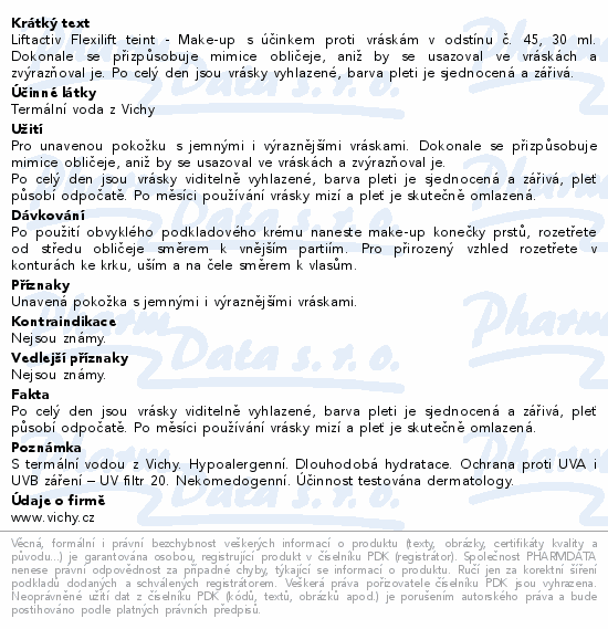 VICHY LIFTACTIV Flexilift make-up 45 30ml