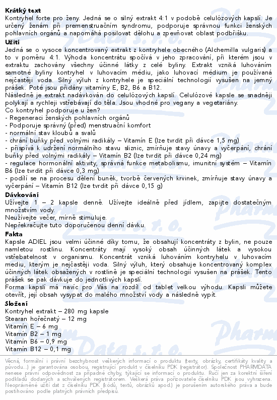 ADIEL Kontryhel forte cps.90