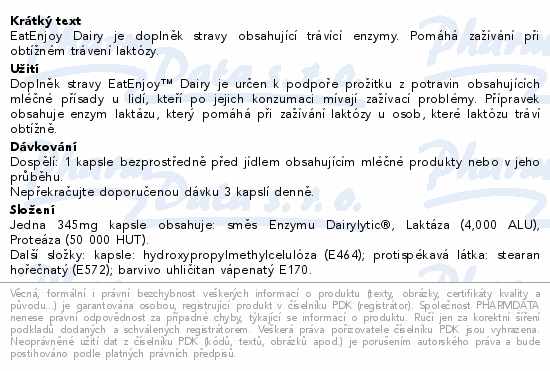 EatEnjoy DAIRY cps.10