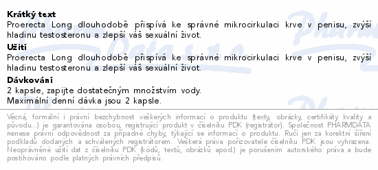 Proerecta Long cps.60