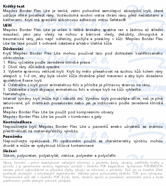 Mepilex Border Flex Lite pěn.sam.krytí 10x10cm 5ks