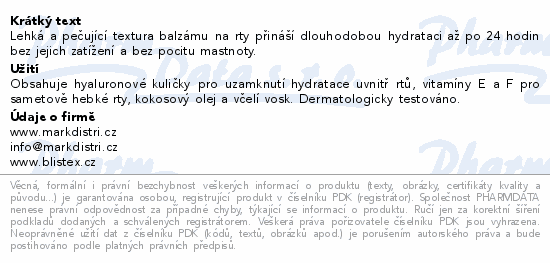 Blistex balzám na rty Lip Infusions 3.7g