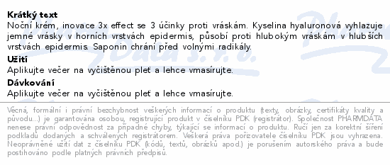 Eucerin HYALURON-FILLER+3xEFFECT noční krém 50ml