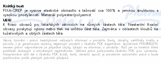 FIXA-CREP obinadlo fixační 12cmx4m 1ks