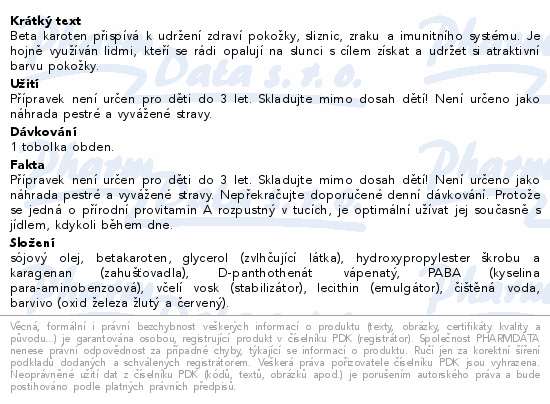 MOVit Beta karoten 25000 IU+Panthenol+PABA tob.90