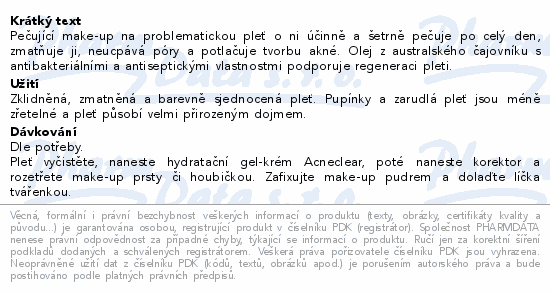 Dermacol Acnecover make-up 2 30ml