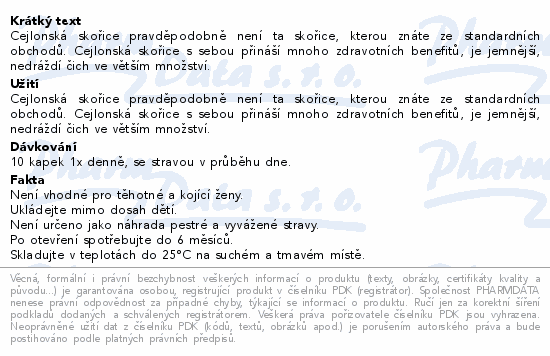 Blendea Skořice olejové kapky 10ml