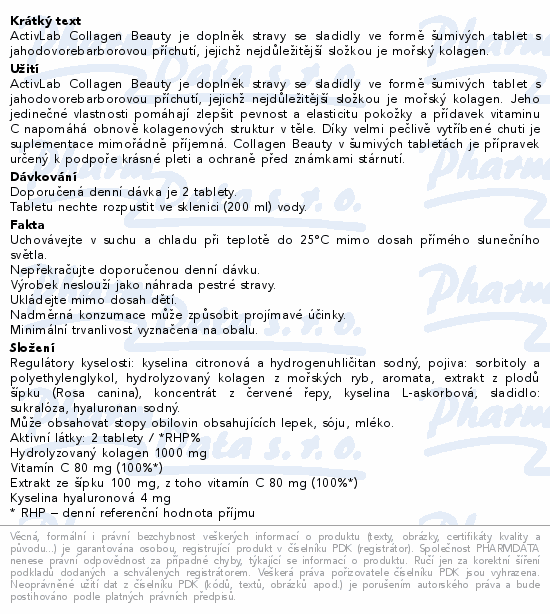 ActivLab Collagen Beauty jahoda&rebarb.šum.tbl.20